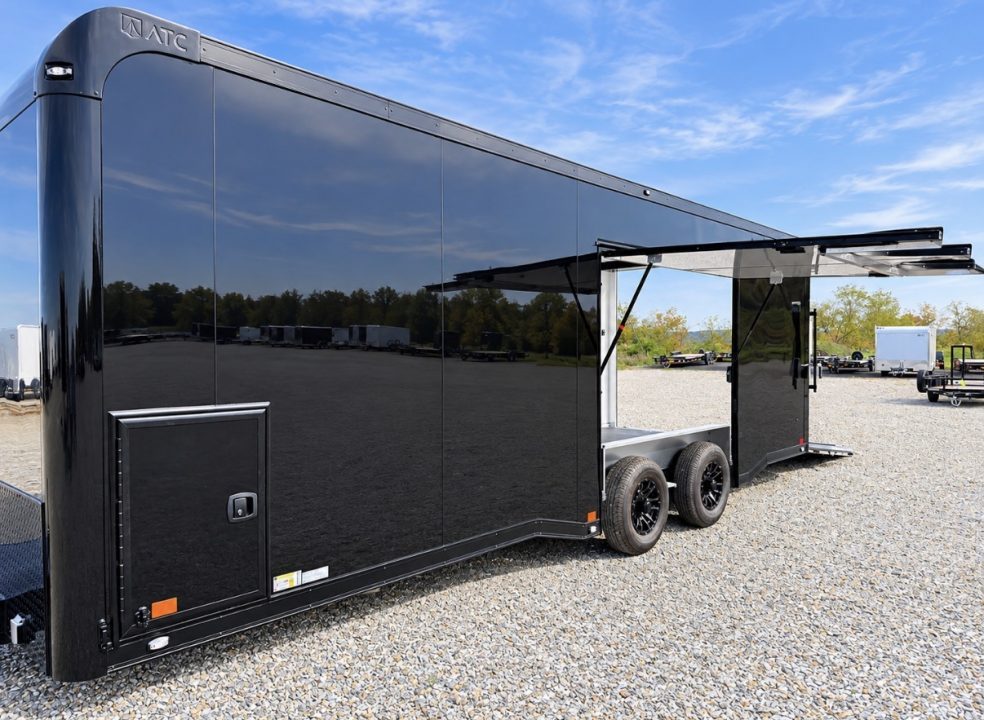 New 2027 ATC 8.5 x 24 ROM450 LifeTrac Enclosed Car Hauler w/ Plus Package