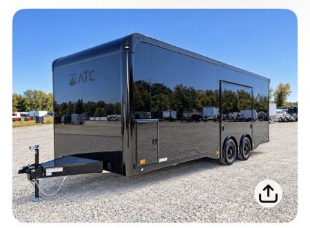 New 2027 ATC 8.5 x 24 ROM450 LifeTrac Enclosed Car Hauler w/ Plus Package
