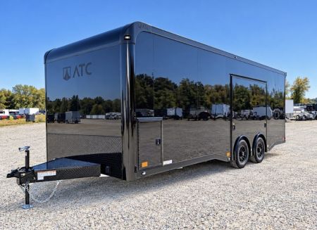 New 2027 ATC 8.5 x 24 ROM450 LifeTrac Enclosed Car Hauler w/ Plus Package