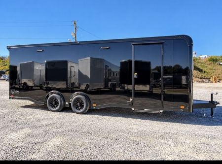 New 2027 ATC 8.5 x 24 ROM450 LifeTrac Enclosed Car Hauler w/ Plus Package