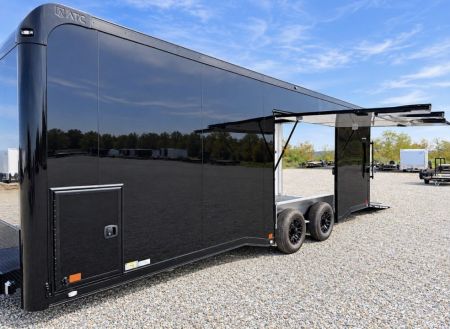 New 2027 ATC 8.5 x 24 ROM450 LifeTrac Enclosed Car Hauler w/ Plus Package