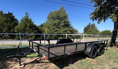 New 2026 Family Trailer 83 x16' Tandem Axles Utility Trailer- SYMMETRY Trailers