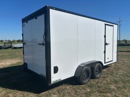 New 2027 Rock Solid 7x16 Tandem 7K Cargo w/ Ramp Door, 7' Interior Height, & .080 Exterior