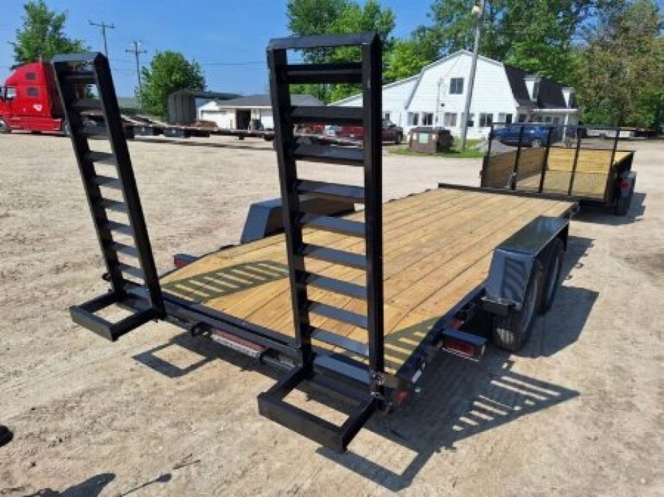 New 2027 AMO AMO 82"X20' SKID 10K Equipment Trailer Equipment Trailer