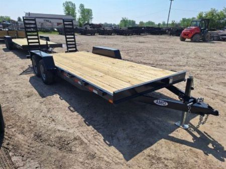 New 2027 AMO AMO 82"X20' SKID 10K Equipment Trailer Equipment Trailer