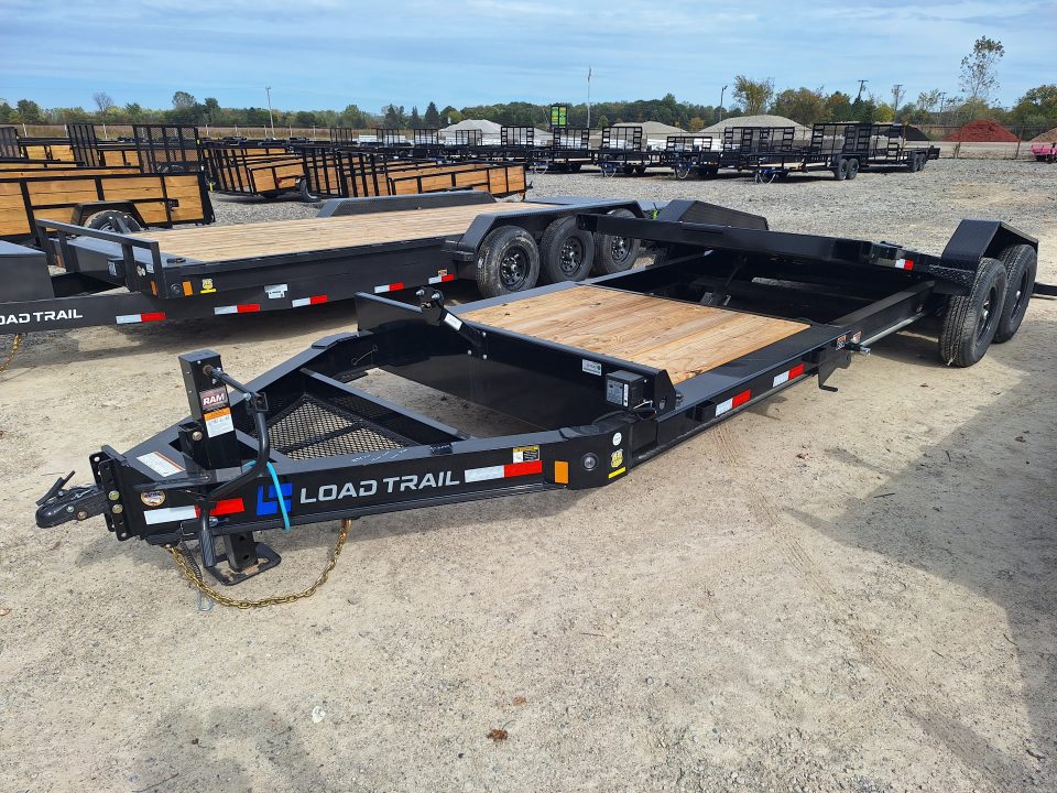 New 2027 Load Trail 83x22' Gravity Tilt Trailer W/ Winch Plate and Roller