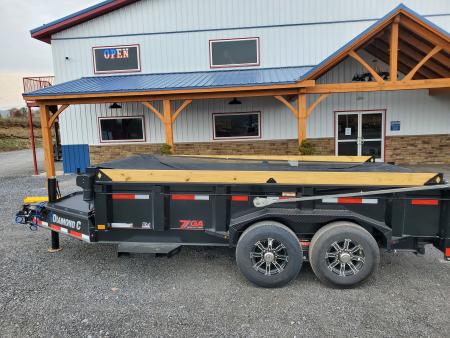 New 2027 Diamond C Trailers LPT207 Dump Trailer / 82 X 14' / 15500 GVWR / Pacesetter Edition