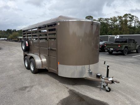 New 500ES-16 DELTA 6' X 16' X 6'6  TALL ECONOMY LIVESTOCK TRAILER