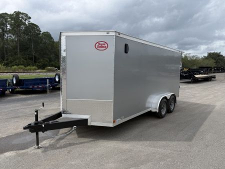 New TX7X16TA2 TEXAS TRAILERS 7' X 16' CARGO / ENCLOSED TRAILER W/REAR RAMP DOOR & SIDE DOOR