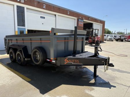 New 2026 Sauttis 82 X14' INDUSTRIAL DUMP TRAILER Dump Trailer