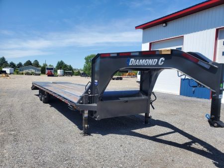 New 2026 Diamond C Trailers FMAX208 Flatbed Trailer / 18,000 GVWR / 102 x28'