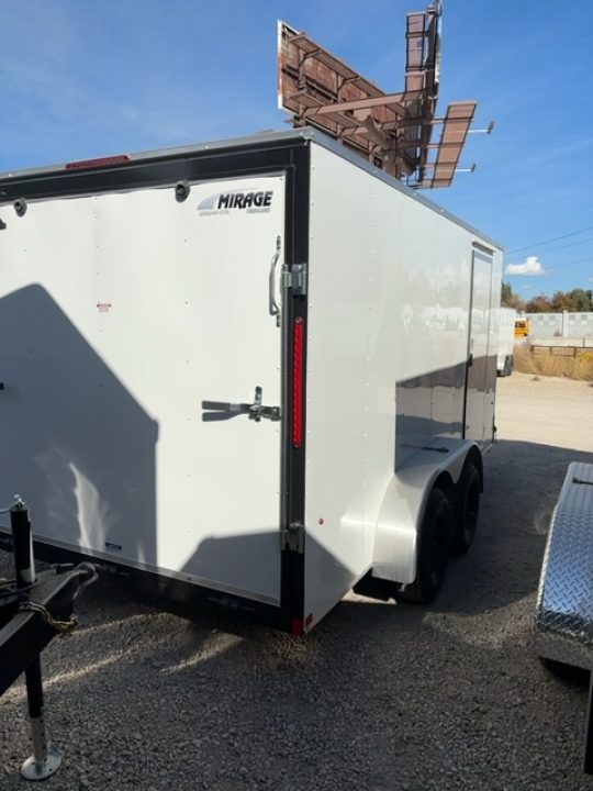 New 2027 Mirage Trailers 7x14 EXPO ENCLOSED CARGO TRAILER W/RAMP DOOR