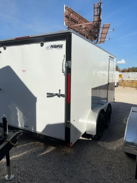 New 2027 Mirage Trailers 7x14 EXPO ENCLOSED CARGO TRAILER W/RAMP DOOR