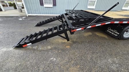 New Quality Trailers Pro-H Flatbed Trailer 25,000 GVWR / 25' / Pop-Up Dove Tail