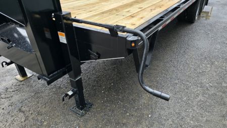 New Quality Trailers Pro-H Flatbed Trailer 25,000 GVWR / 25' / Pop-Up Dove Tail