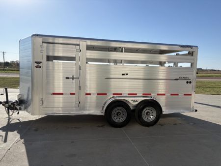 New 2027 Hillsboro 7x16 Livestock Trailer 7k axles