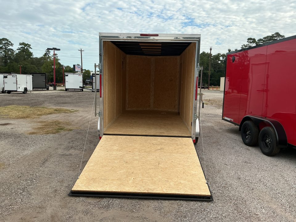 New 7 x 14 Outback DLX Flat Top V-Nose 7K STANDARD INTERIOR HEIGHT IS 7'0"