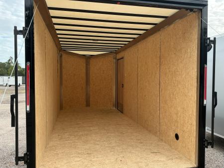 New 7 x 16 Journey SE Flat Top Sloped V-Nose 7K STANDARD INTERIOR HEIGHT IS 7'0"