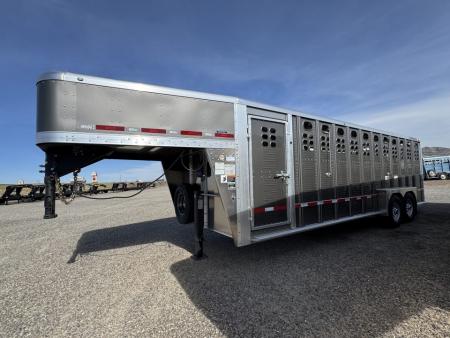 New 2027 Wilson Trailer Company 24' Ranch Hand Stock / Stock Combo Trailer
