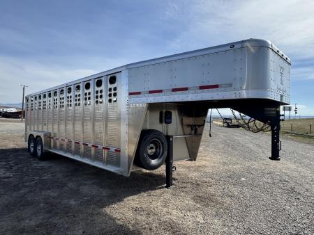 New 2027 Wilson Trailer Company 24' Ranch Hand Stock / Stock Combo Trailer