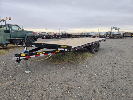 New 2027 Big Tex Trailers 8.5X20 OVER AXLE (DECKOVER) EQUIPMENT TRAILER 14K WITH SLIDE IN RAMPS
