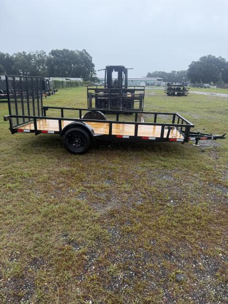 New 2027 Down 2 Earth DTE8216UT3.5B Utility Trailer; 82X16; 48’ Ramp Gate