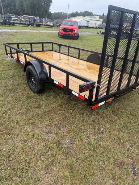 New 2027 Down 2 Earth DTE8216UT3.5B Utility Trailer; 82X16; 48’ Ramp Gate