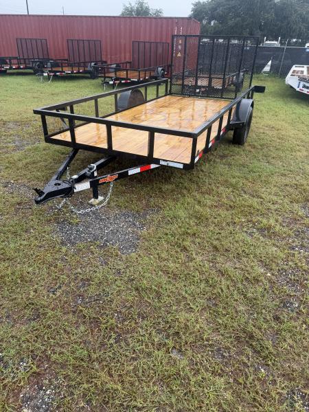 New 2027 Down 2 Earth DTE8216UT3.5B Utility Trailer; 82X16; 48’ Ramp Gate