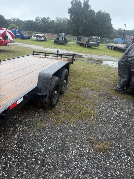 New 2027 Down 2 Earth DTE8218ER52B Equipment Trailer; 82X18; Stand Up Ramps