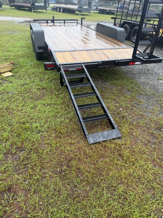 New 2027 Down 2 Earth DTE8218ER52B Equipment Trailer; 82X18; Stand Up Ramps