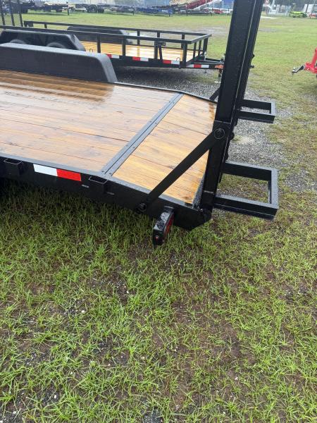 New 2027 Down 2 Earth DTE8218ER52B Equipment Trailer; 82X18; Stand Up Ramps