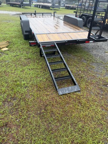 New 2027 Down 2 Earth DTE8218ER52B Equipment Trailer; 82X18; Stand Up Ramps