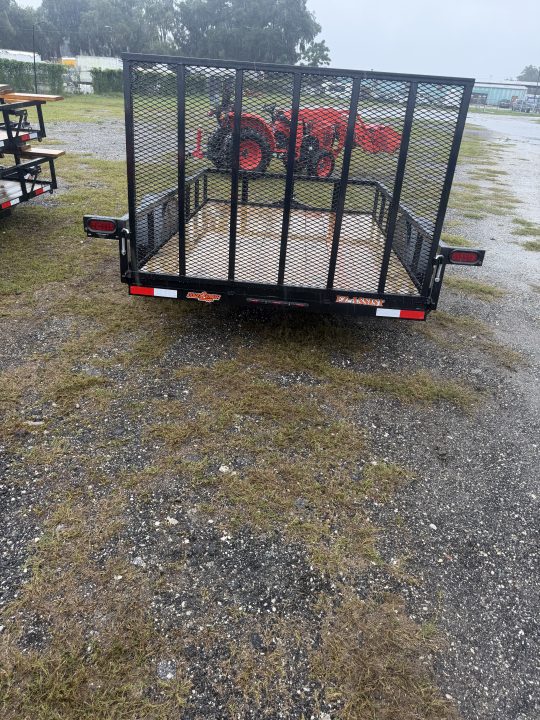 New 2027 Down 2 Earth DTE7610G29 Utility Trailer; 76x10; Fold up Top Wind Jack; 48” Gate