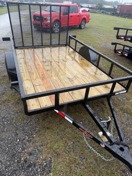 New 2027 Down 2 Earth DTE7610G29 Utility Trailer; 76x10; Fold up Top Wind Jack; 48” Gate