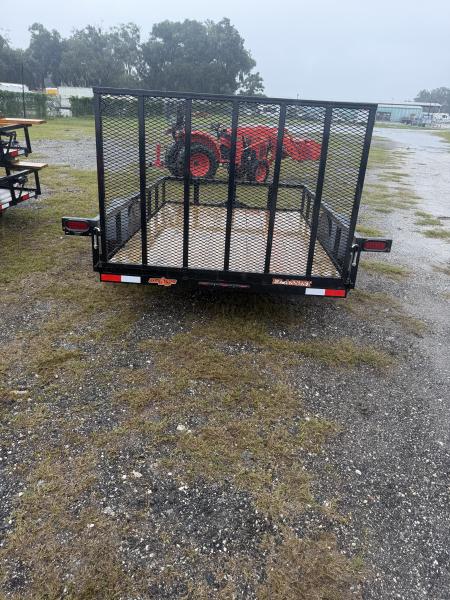 New 2027 Down 2 Earth DTE7610G29 Utility Trailer; 76x10; Fold up Top Wind Jack; 48” Gate