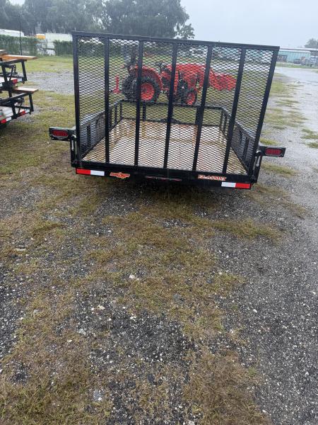New 2027 Down 2 Earth DTE7610G29 Utility Trailer; 76x10; Fold up Top Wind Jack; 48” Gate