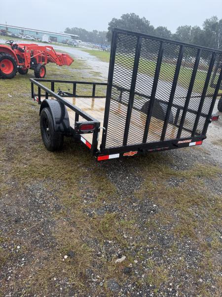 New 2027 Down 2 Earth DTE7610G29 Utility Trailer; 76x10; Fold up Top Wind Jack; 48” Gate