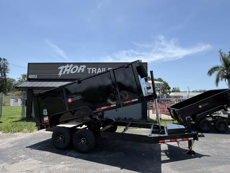 New 2027 U-Dump 83  X 14' 14K 4FT SIDES WITH HYDRAULIC JA Dump Trailer