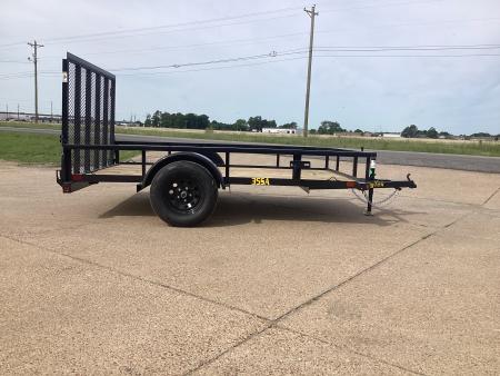 New Big Tex 35SA-12 77x12 Single Axle Utility Trailer (3K)