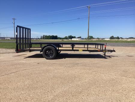 New Big Tex 35SA-14 77x14 Single Axle Utility Trailer (3K)