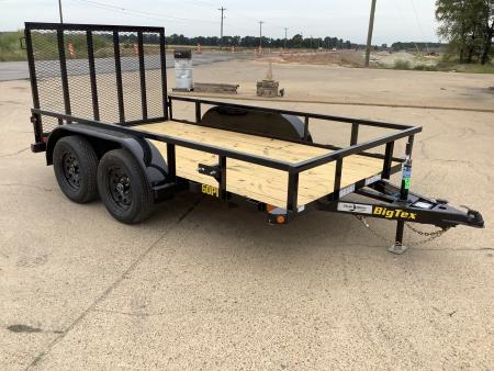 New Big Tex 60PI-12 77x12 Pipe Top Utility Trailer (6K)