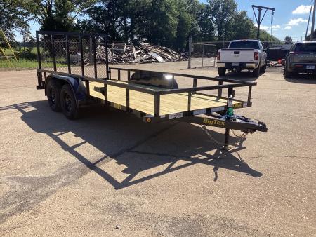 New Big Tex 60PI-14 77x14 Pipe Top Utility Trailer (6K)