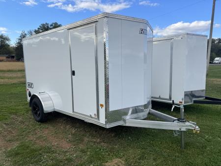 New 2027 E-Z Hauler EZEC6X12SA XLT PRO Cargo / Enclosed Trailer 6 FOOT 4 INCH INTERIOR HEIGHT, FREE ALUMINUM WHEEL UPGRADE