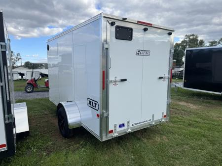 New 2027 E-Z Hauler EZEC6X12SA XLT PRO Cargo / Enclosed Trailer 6 FOOT 4 INCH INTERIOR HEIGHT, FREE ALUMINUM WHEEL UPGRADE