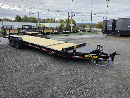 New 2027 Cam Superline BEAST 7X24 15.4K 20+4 SPLIT TILT Equipment Trailer