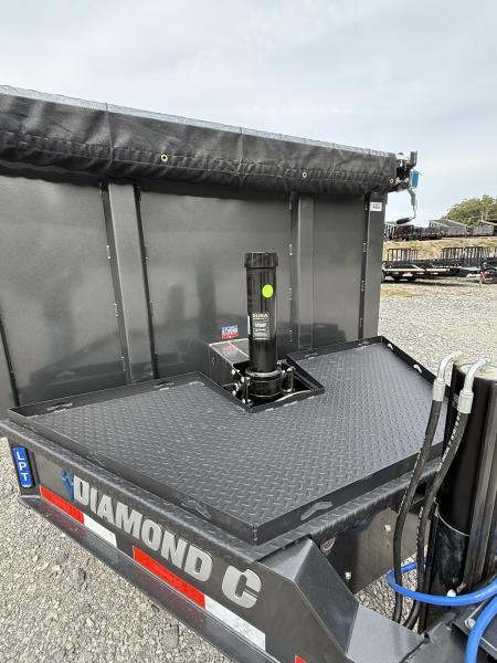 New 2027 Diamond C LPT 207 14’ Dump Trailer, PACESETTER EDITION, HYD JACK, 44” SIDES, 5 STAGE TELESCOPIC DUMP