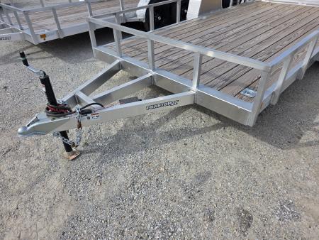 New 2026 Stealth Trailers ALUMINUM 7X14 OPEN *BRAKES* ALUMINUM WHEELS SPARE TIRE 7 X 14 Utility Trailer