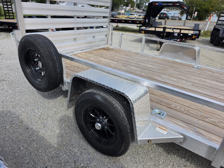 New 2026 Stealth Trailers ALUMINUM 7X14 OPEN *BRAKES* ALUMINUM WHEELS SPARE TIRE 7 X 14 Utility Trailer