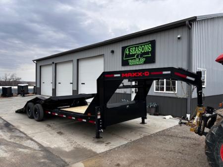 New 2027 MAXXD G6X 102 x24' Gravity tilt Gooseneck Drive-over fenders Equipment Trailer