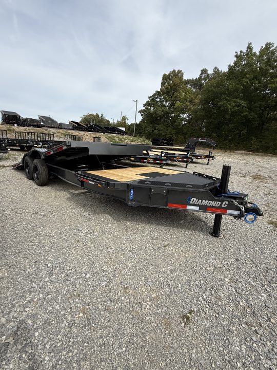 New 2027 Diamond C HXD 208 22’ Tilt Trailer, HYD JACK, 102” WIDE, DRIVE OVER FENDERS, ABS BRAKES, WINCH PLATE/BED ROLLER